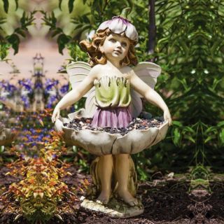 Petal Fairies Merry Moments Fairy Garden Statue   Garden Statues
