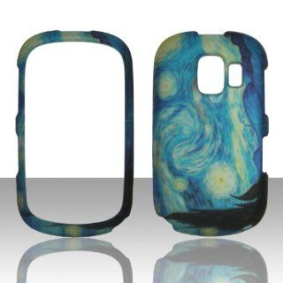 2D Blue Design Alcatel 871A / Alcatel One Touch OT871A Prepaid Go Phone (AT&T) Case Cover Phone Snap on Cover Cases Protector Faceplates Cell Phones & Accessories