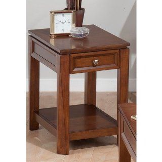 Jofran Bowie Birch 1 Drawer Chairside Table   849 7   End Tables