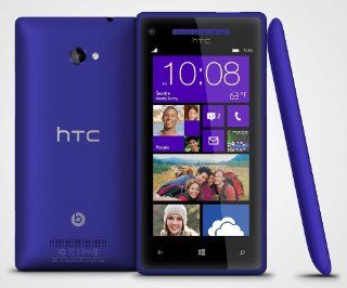 HTC 8X C625b 16GB AT&T Unlocked GSM Windows 8 OS Cell Phone   Blue Cell Phones & Accessories