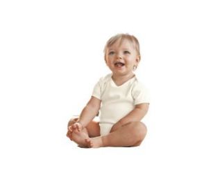 bella baby 1x1 Rib Infant Organic Creeper 3 6M Clothing