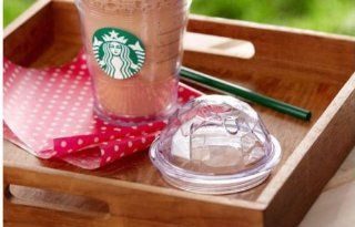 Starbucks DOMED Cold Cup Lid for ALL COLD CUP SIZES   Arctic Tumblers Kitchen & Dining