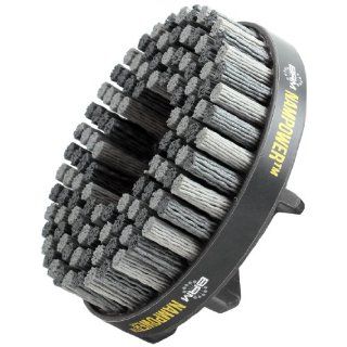Brush Research ADD12538320 Nampower Dot Type Abrasive Disc Brush, Threaded Hole, Combination Filament, 125mm Diameter, 0.022" Wire Diameter, 0.875" Arbor Hole, 38mm Bristle Length, 2000 rpm (Pack of 1) Abrasive Cup Brushes Industrial & Scie