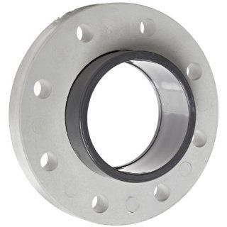 Spears 854 040 Glass Filled PVC Pipe Fitting, Van Stone Flange, Class 150, Schedule 80, 4" Socket Industrial Pipe Fittings