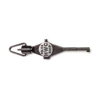 UNIVERSAL SWIVEL Steel Handcuff Key Black, with Screwdriver blade & Allen Key for Holster Screw Sets 