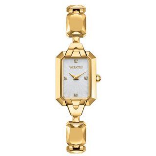 VALENTINO Women's MINI GEMME Swiss Gold tone All Stainless Steel Diamond Embellished Bracelet Watch V60SBQ4002I S040 VALENTINO Watches