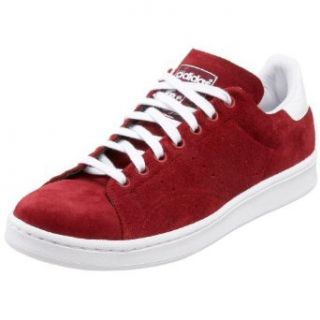 adidas Originals Men's Stan Smith Vin Suede Sneaker,Cardinal/Cardinal/White,4 M Clothing