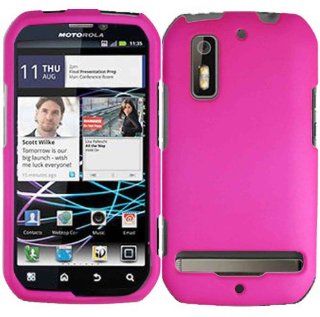 Hot Pink Hard Case Cover for Motorola Photon 4G MB855 Cell Phones & Accessories