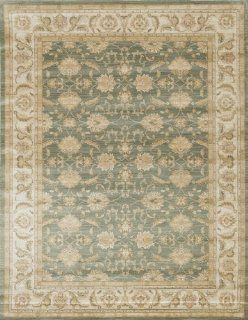 Rylan Turquoise Ivory Traditional 7'7" x 10'5" Loloi Rug (RL 04)   Area Rug Accessories