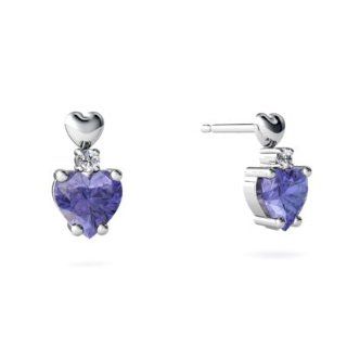 Genuine Tanzanite 14kt White Gold timeless Earrings Jewels For Me Jewelry