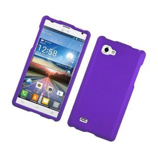 LG Optimus 4X HD P880 Purple Hard Cover Case Cell Phones & Accessories