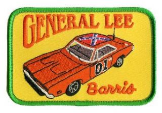 Barris Custom Car General Lee Dukes of Hazzard Embroidered Iron On Patch
