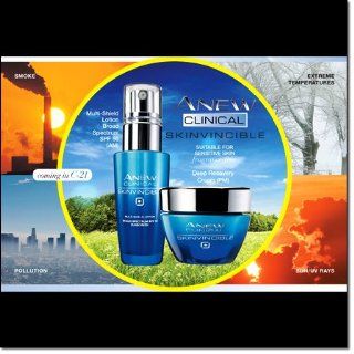 Avon's Brand New Product   Anew Clinical Skinvincible Multi shield Day & Night Skincare Collection   (You Get Both the Day & Night Cream) 