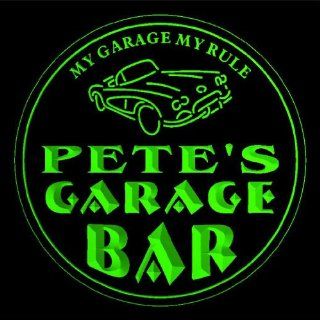 4x ccpp0374 g PETE'S Garage Basement Bar Beer 3D Coasters Kitchen & Dining