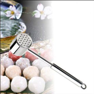 Kitchen Tools Stainless Steel Food Meat Tenderizer Pounder 10.5" Hammer K0369 1 Kitchen & Dining
