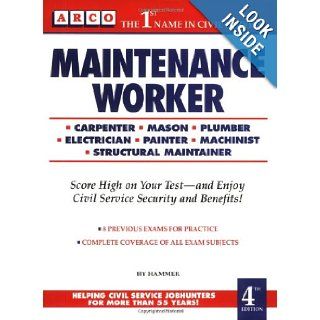 Maintenance Workers Exam, 4th ed (Complete Arco Test Tutor) Arco 9780671879419 Books