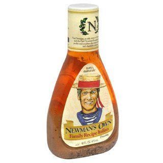 Newman's Own Salad Dressing, Family Recipe Italian, 16 Ounce Bottles (Pack of 6)  Grocery & Gourmet Food