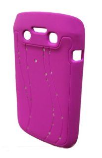 Go BC884 Luxurious Bling Diamond Tears Hard Case for BlackBerry 9790   1 Pack   Retail Packaging   Purple Cell Phones & Accessories