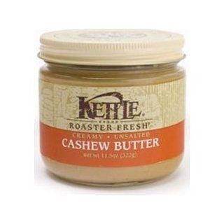 Kettle Creamy Cashew Butter, UNSALTED, 11.5 oz (Pack of 3)  Grocery & Gourmet Food