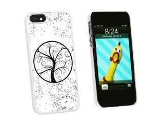 Graphics and More Tree of Life Distressed Snap On Hard Protective Case for iPhone 5/5s   Non Retail Packaging   White Cell Phones & Accessories