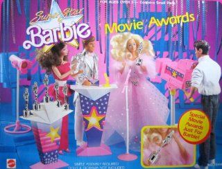Super Star Barbie MOVIE AWARDS Playset (1988 Arco Toys, Mattel) Toys & Games