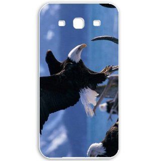 Samsung Galaxy S3 i9300 Cases Customized Gifts For Animals wings extended bald eagles Animals Birds White Cell Phones & Accessories