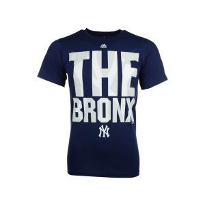 New York Yankees Majestic MLB The Bronx Attitude T Shirt