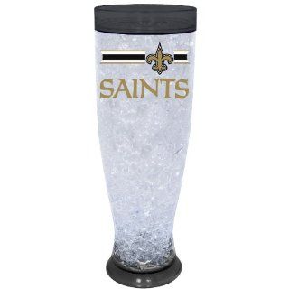NFL New Orleans Saints Ice Pilsner Glass  Beer Glasses  Sports & Outdoors