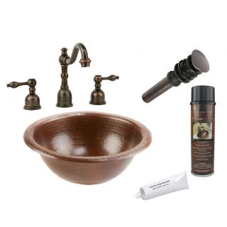 Premier Copper Products Lr12rdb Widespread Faucet Package