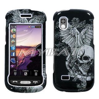 SnapOn Protector Case for Samsung Solstice SGH A887 AT&T   Flying Skull Cell Phones & Accessories
