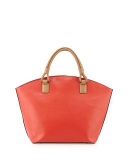 Bryn 2 Leather Tote Bag, Red