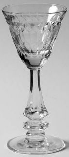 Tiffin Franciscan Enchanted Cordial Glass   Stem #17477, Cut