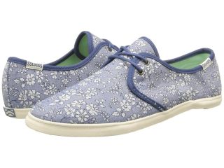 Soludos Sand Shoe Lace Up Prints Womens Shoes (Blue)