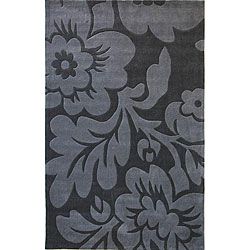 Nuloom Hand tufted Pino Floral Grey Rug (5 X 8)