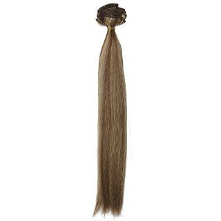 Remy Clip In 14 inch Human Hair Extension Dark Blonde Frost  Euronext Hair Extensions Dark Blonde Frost  Beauty