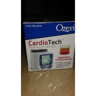 Ozeri BP2M CardioTech Premium Series Digital Blood Pressure Monitor with Hypertension Color Alert Technology Health & Personal Care