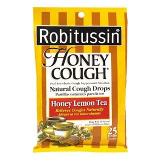 Robitussin Natural Cough Drops, Honey Lemon Tea 25 drops Health & Personal Care