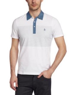 Original Penguin Men's Short Sleeve Dot Polo Shirt, Bright White, Small at  Mens Clothing store