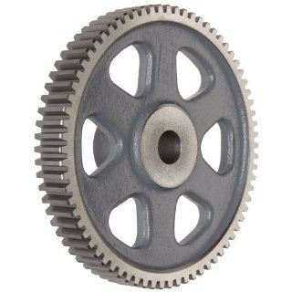 Boston Gear NF96 Spur Gear, 14.5 Pressure Angle, Cast Iron, Inch, 10 Pitch, 0.875" Bore, 9.800" OD, 1.000" Face Width, 96 Teeth