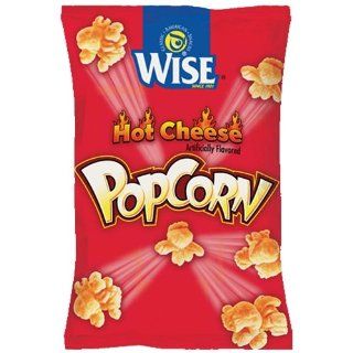 Wise Hot Cheese Popcorn, 1.875 Oz Bags (Pack of 20)  Popped Popcorn  Grocery & Gourmet Food