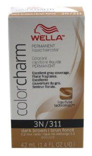 Wella Color Charm Liquid #0311/3N Dark Brown Haircolor (Case of 6) Health & Personal Care