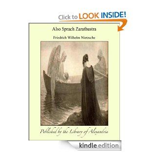 Also Sprach Zarathustra (German Edition) eBook Friedrich Wilhelm Nietzsche Kindle Store