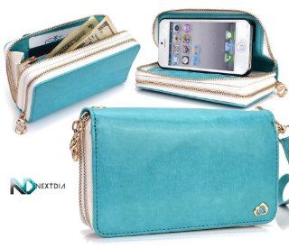 Apple iPhone 5 Runway Clutch/Purse by KroO [Black] Smartphone Case/Wallet with Attachable Wristlet and a Complimentary NextDia ™ Velcro Cable Strap Cell Phones & Accessories