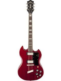Guild Newark St. Collection S 100 Polara Electric Guitar with Case   Cherry Red Musical Instruments