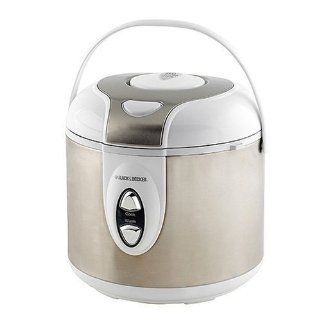 Black & Decker RC880 24 Cup Rice Cooker and Steamer, Brushed Stainless Kitchen & Dining