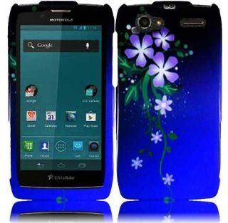 Motorola Yangtze Electrify 2 AKA XT881 Design Cover   Nightly Flower Cell Phones & Accessories