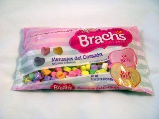 Brach's Spanish Conversation Hearts 15 Ounce Bag  Hard Candy  Grocery & Gourmet Food