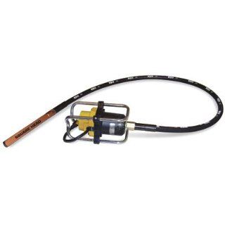 1 3/8" Electric Square Head Concrete Vibrator w/ 2 Wire Double Insulated, 15 Amp Motor Shaft Length 10 ft. Shaft