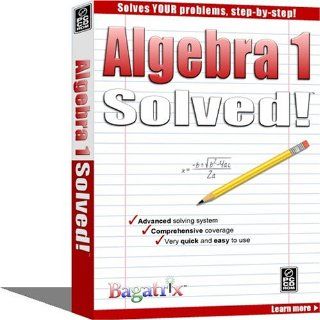 Algebra 1 Solved Software