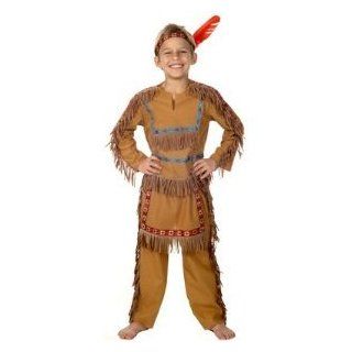 Child Small 4 6   Fabulous Indian Boy Costume with Headband Toys & Games